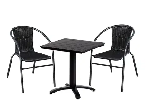 RISTORANTE balkónový set 2+1, antracit