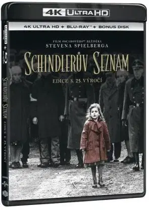 Schindlerův seznam výroční edice 25 let 2BD (UHD+BD bonus)
