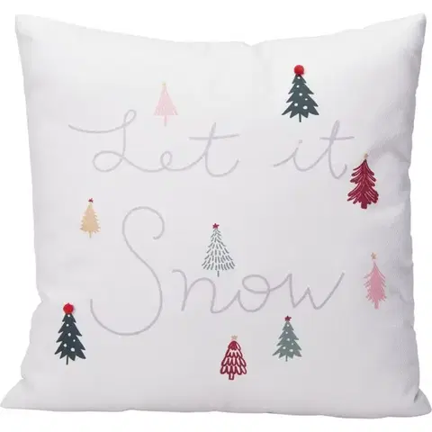 Vankúšik Let it snow 45 x 45 cm