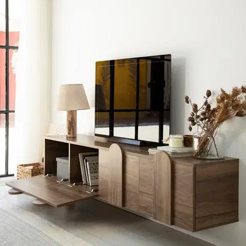 TV stolík New Line - Walnut