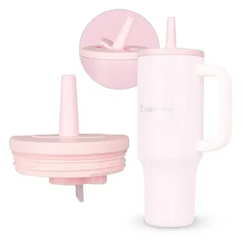 Náhradné viečko pre termohrnček inSPORTline Cocoanna 1200ml Farba ružová