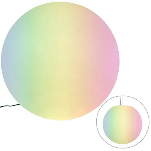 Inteligentná vonkajšia lampa biela 77 cm IP65 vrátane WiFi A60 - Nura